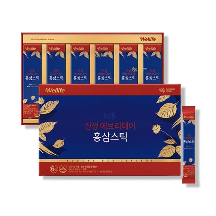 [デサンウェルライフ/DAESANGwellife] 高麗人参 エブリデイ 紅参スティック 10ml×30包