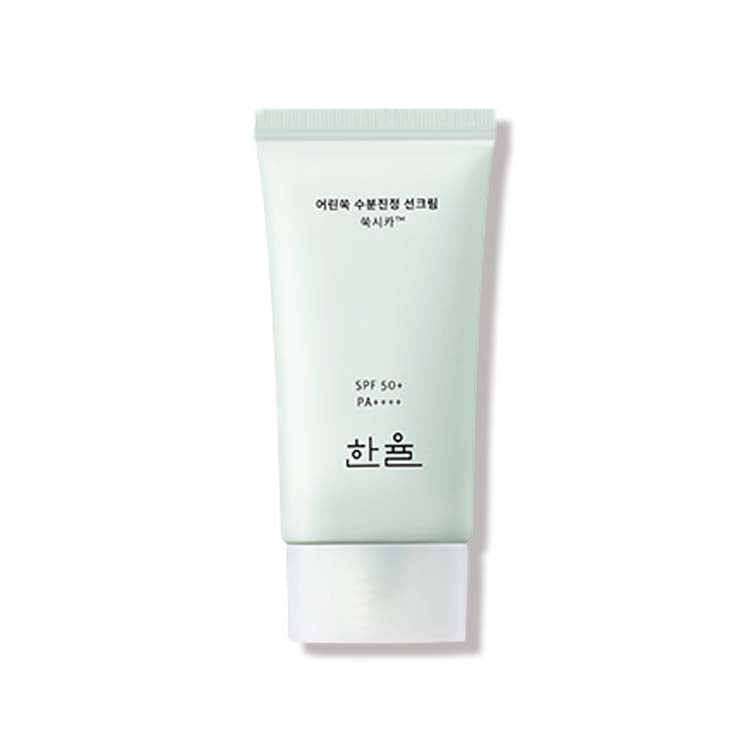 [ハンユル/HANYUL] ヨモギ 水分鎮静 サンクリーム 50ml / SPF50+ PA++++